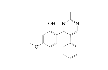 phenol, 5-methoxy-2-(2-methyl-5-phenyl-4-pyrimidinyl)-