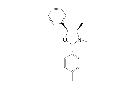 (2R,4S,5R)-3,4-DIMETHYL-2-(4-METHYLPHENYL)-5-DIPHENYL-OXAZOLIDINE