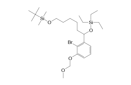 2'-BROMO-1'-[6-(TERT.-BUTYLDIMETHYLSILANYLOXY)-1-TRIETHYLSILANYLOXYHEXYL]-3'-METHOXYMETHOXYBENZENE