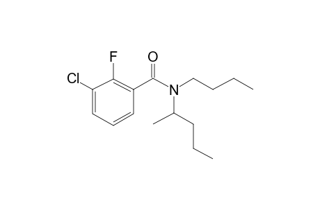 Benzamide, 3-chloro-2-fluoro-N-(2-pentyl)-N-butyl-