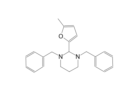 pyrimidine, hexahydro-2-(5-methyl-2-furanyl)-1,3-bis(phenylmethyl)-