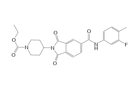 1-piperidinecarboxylic acid, 4-[5-[[(3-fluoro-4-methylphenyl)amino]carbonyl]-1,3-dihydro-1,3-dioxo-2H-isoindol-2-yl]-, ethyl