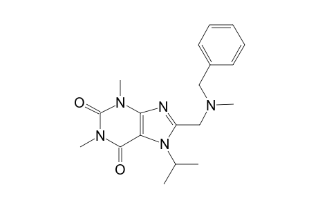 8-{[benzyl(methyl)amino]methyl}-7-isopropyl-1,3-dimethyl-3,7-dihydro-1H-purine-2,6-dione