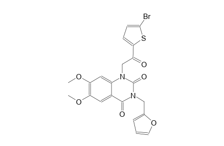 1-[2-(5-bromo-2-thienyl)-2-oxoethyl]-3-(2-furylmethyl)-6,7-dimethoxy-2,4(1H,3H)-quinazolinedione