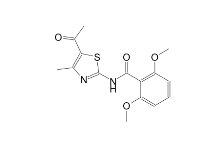 N-(5-acetyl-4-methyl-1,3-thiazol-2-yl)-2,6-dimethoxybenzamide