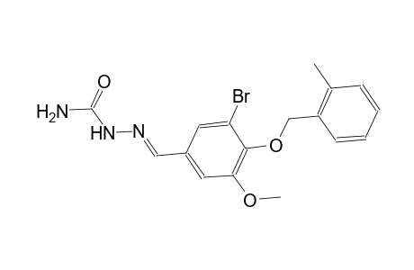 3-bromo-5-methoxy-4-[(2-methylbenzyl)oxy]benzaldehyde semicarbazone