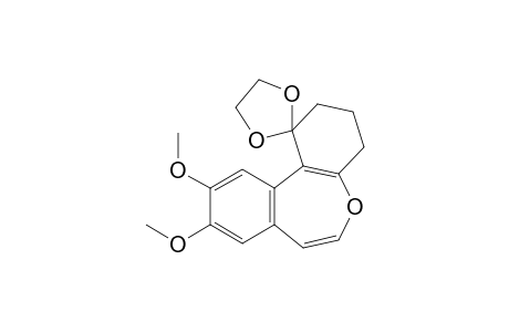 9,10-Dimethoxy-3,4-dihydrospiro[dibenzo[b,d]oxepin-1(2H),2'-[1,3]dioxolane]