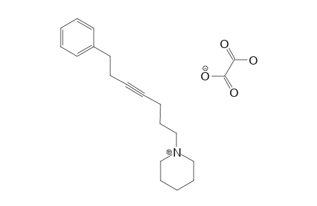 N-(5-PHENYLHEPT-4-YNYL)-PIPERIDINE_HYDROGEN_OXALATE