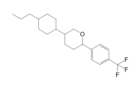 5-(4-Propylcyclohexyl)-2-[4-(trifluoromethyl)phenyl]tetrahydropyran