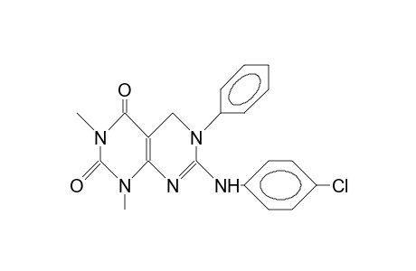 Pyrimido[4,5-d]pyrimidine-2,4(1H,3H)-dione, 7-[(4-chlorophenyl)amino]-5,6-dihydro-1,3-dimethyl-6-phenyl-