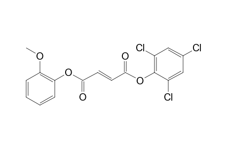 Fumaric acid, 2-methoxyphenyl 2,4,6-trichlorophenyl ester