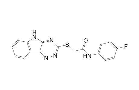 acetamide, N-(4-fluorophenyl)-2-(5H-[1,2,4]triazino[5,6-b]indol-3-ylthio)-