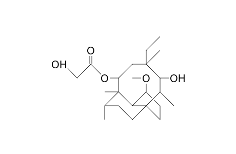 14-Glykoyloxy-11-hydroxy-3-B-methoxy-mutilan