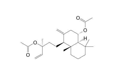 (+)-(1S)-1-(2-((1S,4S,4aS,8aR)-4-(Acetoxy)-5,5,8a-trimethyl-2-methylenedecahydro-1-naphthalenyl)ethyl)-1-methyl-2-propenyl acetate