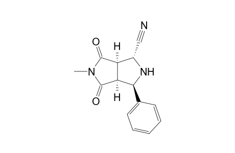 Pyrrolo[3,4-c]pyrrole-1-carbonitrile, octahydro-5-methyl-4,6-dioxo-3-phenyl-, (1.alpha.,3.beta.,3a.alpha.,6a.alpha.)-