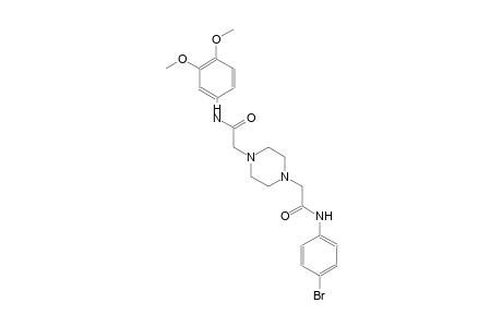 1,4-piperazinediacetamide, N~1~-(4-bromophenyl)-N~4~-(3,4-dimethoxyphenyl)-