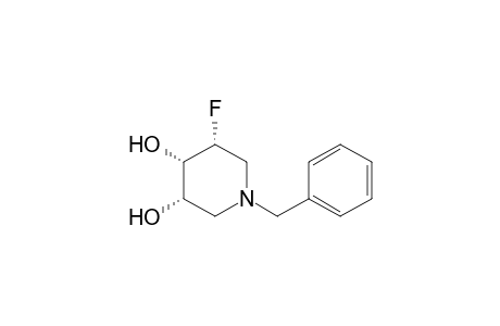 (3S,4S,5R)-1-Benzyl-5-fluoropiperidine-3,4-diol