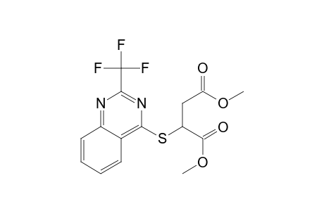 Butanedioic acid, [[2-(trifluoromethyl)-4-quinazolinyl]thio]-, dimethyl ester