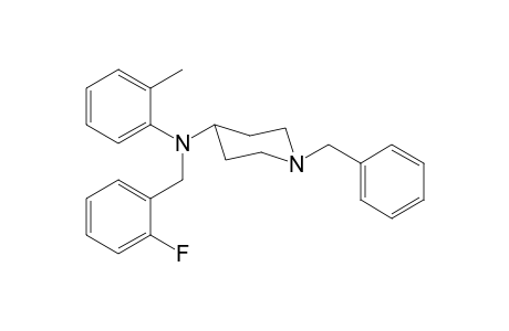 1-Benzyl-N-(2-fluorobenzyl)-N-(2-methylphenyl)piperidin-4-amine