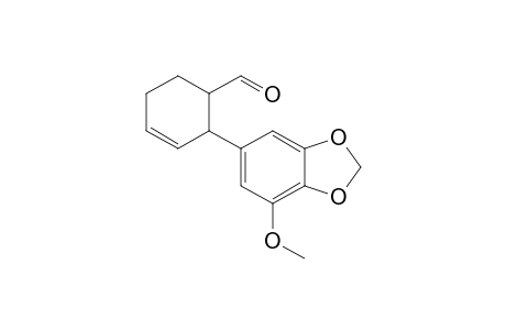 2-(7-Methoxybenzo[1,3]dioxol-5-yl)cyclohex-3-enecarbaldehyde