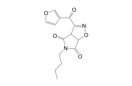 5-Butyl-3-furoyl-3a,6a-dihydropyrrolo[3,4-d]isoxazole-4,6-dione
