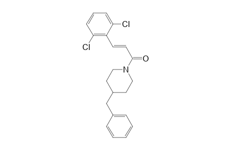 (E)-1-(4-benzyl-1-piperidyl)-3-(2,6-dichlorophenyl)prop-2-en-1-one