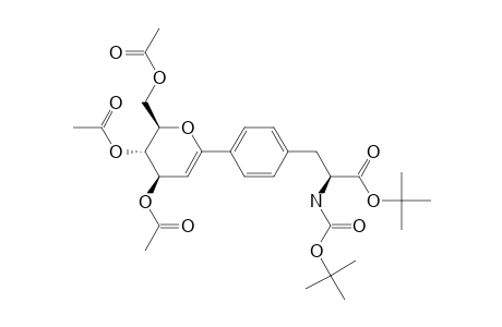 N-[(1,1-DIMETHYLETHOXY)-CARBONYL]-4-(3,4,6-TRI-O-ACETYL-1,2-DIDEOXY-D-ARABINO-HEXENOPYRANOSYL)-L-PHENYLALANINE-1,1-DIMETHYLETHYLESTER