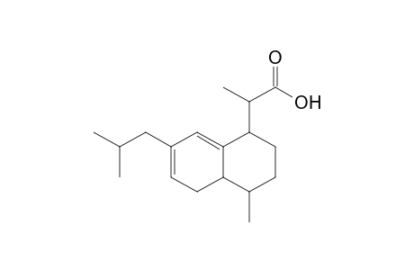 (R)-2-((4R,4aS)-7-Isobutyl-4-methyl-2,3,4,4a,5,6-hexahydro-naphthalen-1-yl)-propionic acid