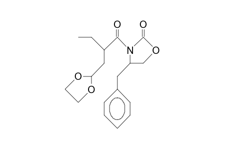 (S-<R*,S*>)-4-Benzyl-3-(B-<(1,3-dioxolan-2-yl)-methyl>-A-oxo-butyl)-oxazolidin-2-one