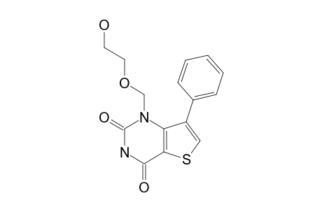 1-(2-HYDROXYETHOXYMETHYL)-7-PHENYL-THIENO-[3,2-D]-PYRIMIDINE-2,4-DIONE