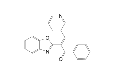 (2E)-2-(1,3-benzoxazol-2-yl)-1-phenyl-3-(3-pyridinyl)-2-propen-1-one