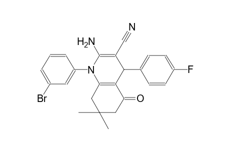 3-quinolinecarbonitrile, 2-amino-1-(3-bromophenyl)-4-(4-fluorophenyl)-1,4,5,6,7,8-hexahydro-7,7-dimethyl-5-oxo-