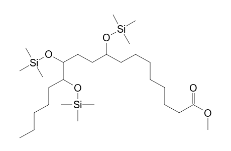 Octadecanoic acid, 9,12,13-tris[(trimethylsilyl)oxy]-, methyl ester