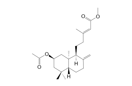 METHYL-2-BETA-ACETOXY-9-EPI-ENT-LABDAN-8-(17),13-(E)-DIENE