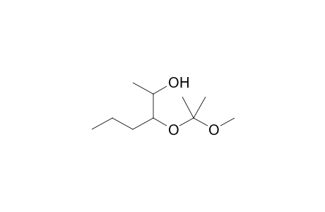 3-(1-Methoxy-1-methyl-ethoxy)hexan-2-ol