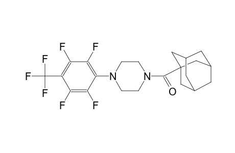 Adamantan-1-yl-[4-(2,3,5,6-tetrafluoro-4-trifluoromethyl-phenyl)-piperazin-1-yl]-methanone
