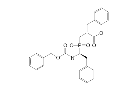 (R,S)-2-[(1-BENZYLOXYCARBONYLAMINO-2-PHENYL-ETHYL)-HYDROXY-PHOSPHINOYLMETHYL]-3-PHENYL-ACRYLIC-ACID