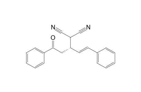 (S,E)-2-(1-Oxo-1,5-diphenylpent-4-en-3-yl)malononitrile