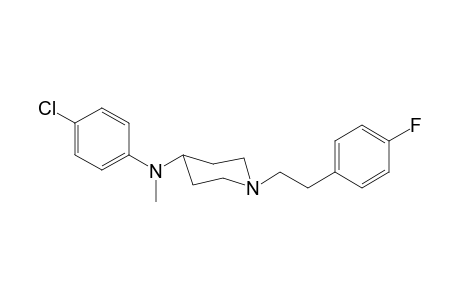 N-4-Chlorophenyl-1-[2-(4-fluorophenyl)ethyl]-N-methyl-piperidin-4-amine