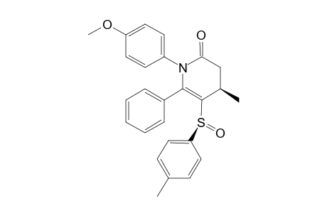 (Ss,4R)-1-(p-Methoxyphenyl)-4-methyl-6-phenyl-5-(p-tolylsulfinyl)-5,6-dehydropiperidin-2-one