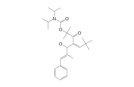 (5-E)-3-[(Z)-2,2-DIMETHYLPROPYLIDENE]-4-HYDROXY-1,1,5-TRIMETHYL-2-OXO-6-PHENYLHEX-5-ENYL-N,N-DIISOPROPYLCARBAMATE