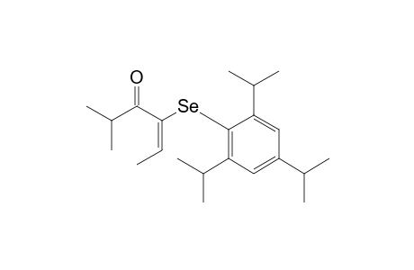 (E)-4-(2,4,6-Triisopropylphenyl)seleno-2-methylhex-4-en-3-one
