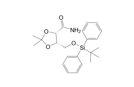 (4S,5S)-5-tert-Butyl(diphenyl)silyloxymethyl-4-carbamoyl-2,2-dimethyl-1,3-dioxolane