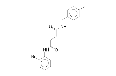 N-(2-Bromophenyl)-N'-(4-methylbenzyl)succinamide