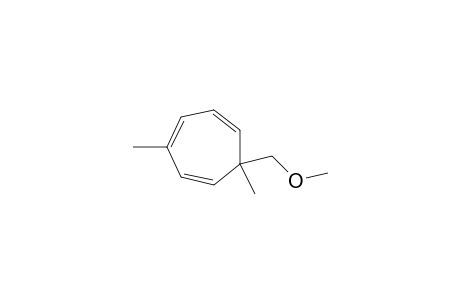 1,3,5-Cycloheptatriene, 7-(methoxymethyl)-3,7-dimethyl-, (+)-