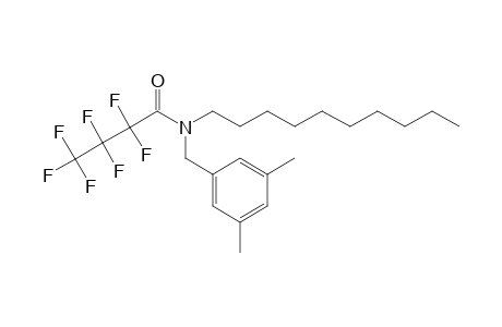 Heptafluorobutyramide, N-(3,5-dimethylbenzyl)-N-decyl-