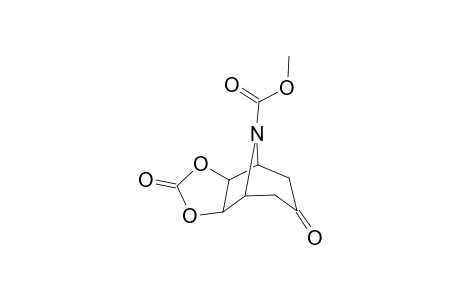 Methyl 4,5,6,7,8,8a-hexahydro-2,6-dioxo-4,8-epi-imino-3aH-cyclohepta[d]-(1,3)-dioxole-9-carboxylate