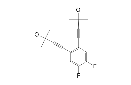 4-[4,5-Difluoro-2-(3-hydroxy-3-methylbut-1-yn-1-yl)phenyl]-2-methylbut-3-yn-2-ol