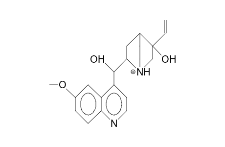 (3S)-3-Hydroxy-quinidinium cation