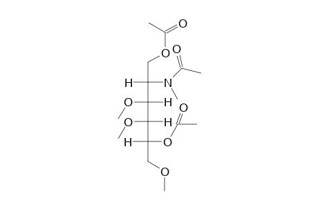 3,4,6-Tetra-O-methyl-1,5-di-acetyl-2-deoxy-2-N-methylacetamidogalactitol